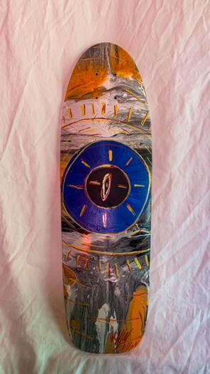 "Untitled Skateboard Painting" 2020
